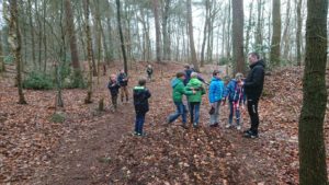 Kinderfeestje maart 2018 / lasergame in bos en in de zaal, daarna taart eten en kado`s uitpakken