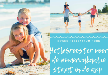 Zomervakantie : aangepast lesrooster