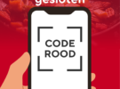Code rood: woensdag 4 februari tot 11 uur gesloten